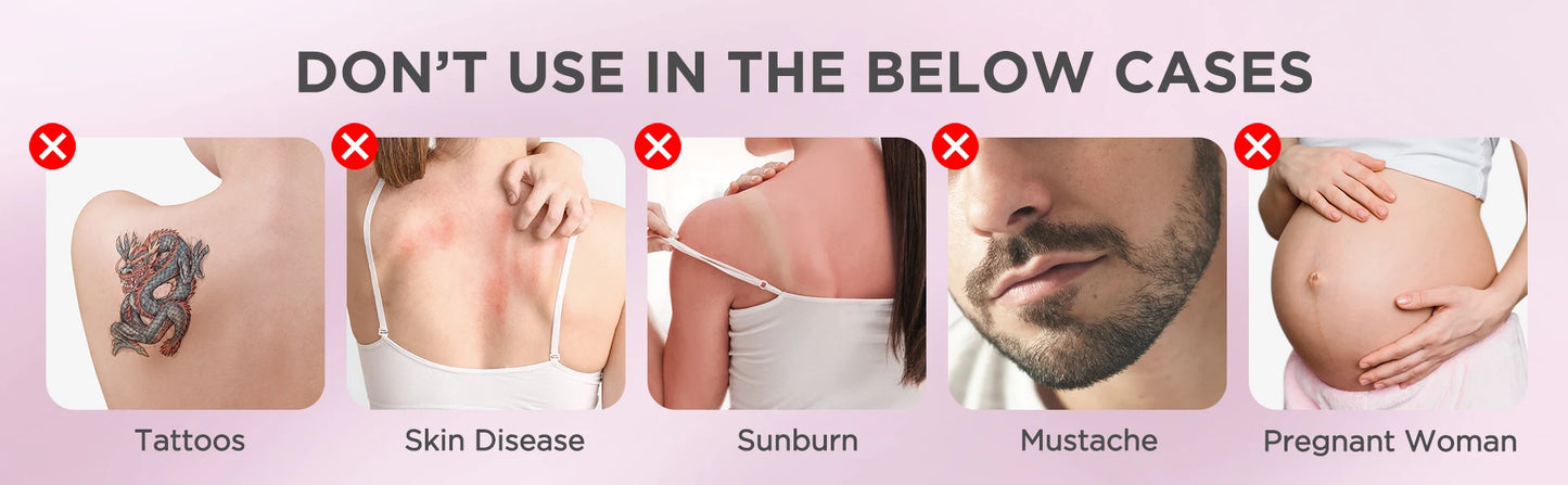 IPL Hair Removal with Ice Cooling Care