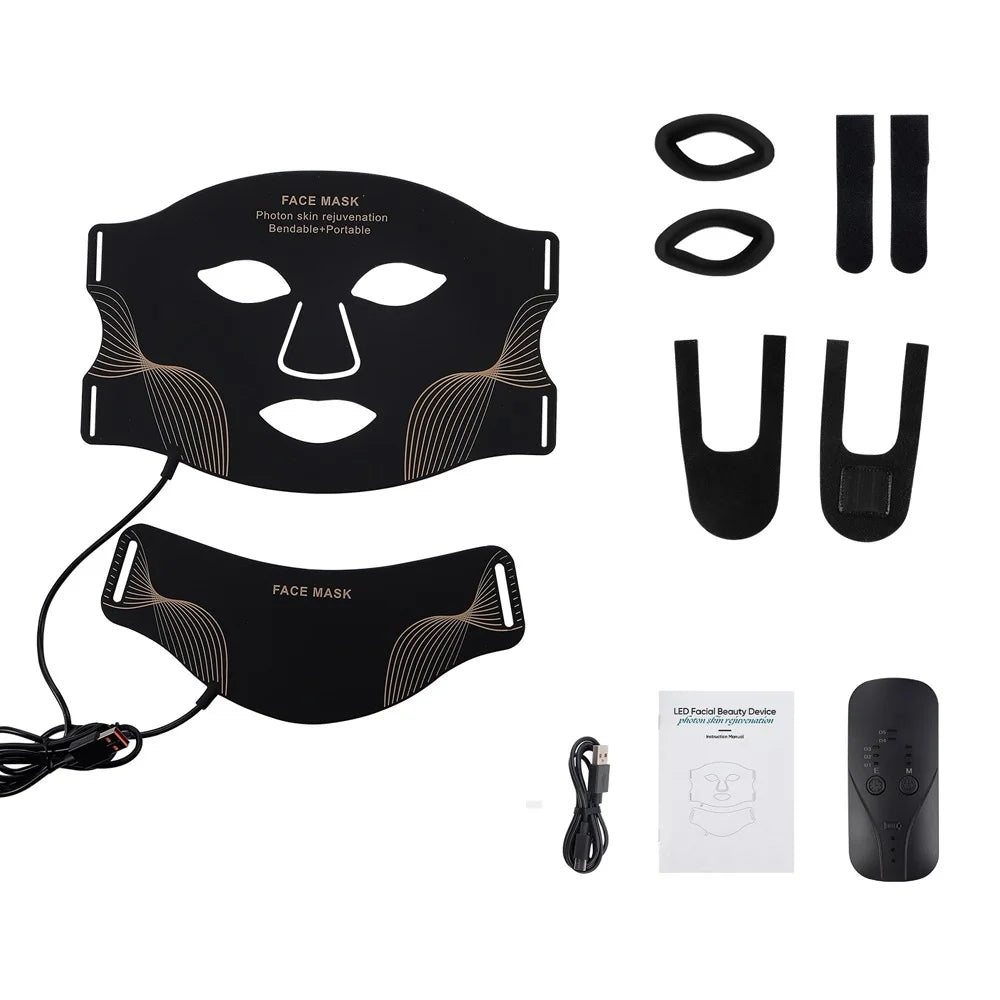 LED Light Photon Therapy Mask