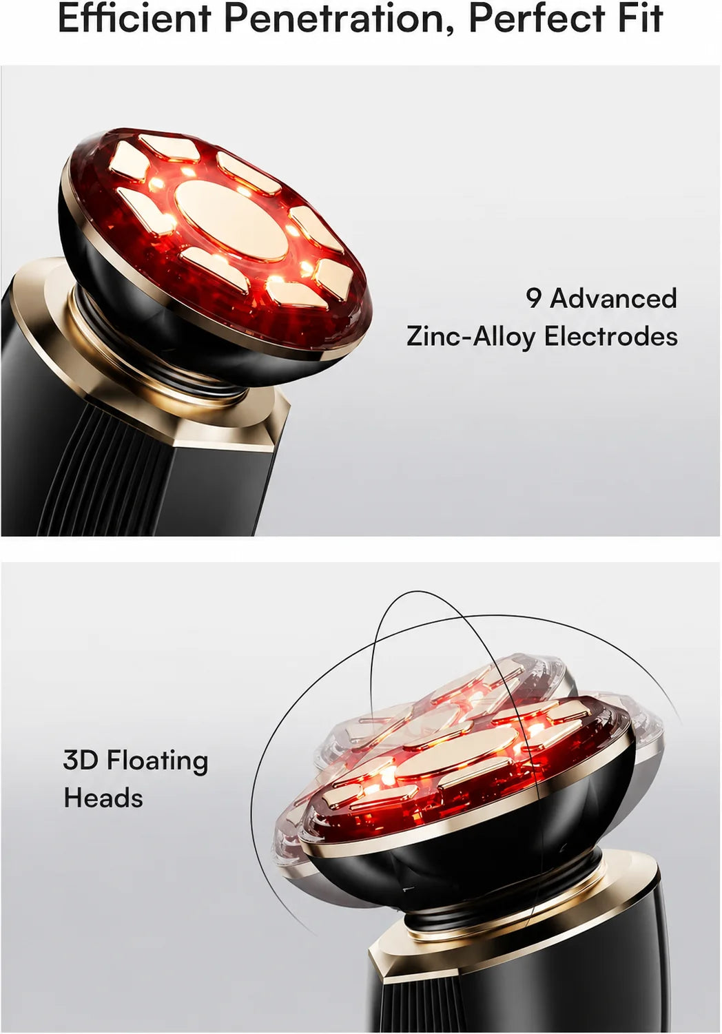 3-in-1 Red Light Face & Neck Rejuvenation Device