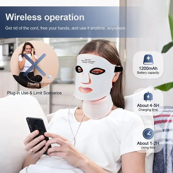 LED Light Photon Therapy Mask